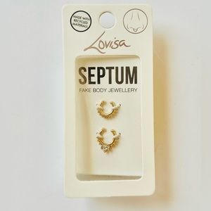 Jewelry Body Jewelry Septum Ring Faux Fake Jewelry